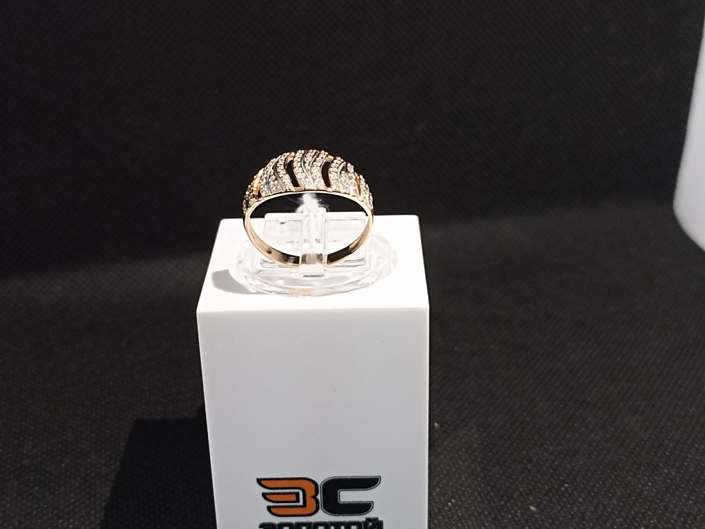 КОЛКМИ585 КОЛЬЦО С КАМНЯМИ (Au 585)