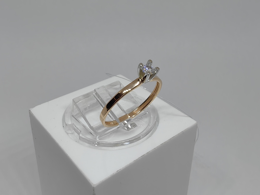 КОЛЬЦО С КАМНЕМ (Au 585)