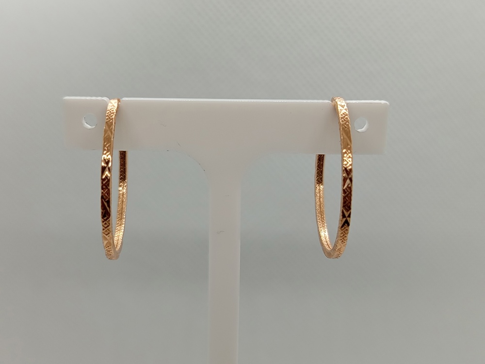 СКОН585 СЕРЬГИ КОНГО (Au 585)