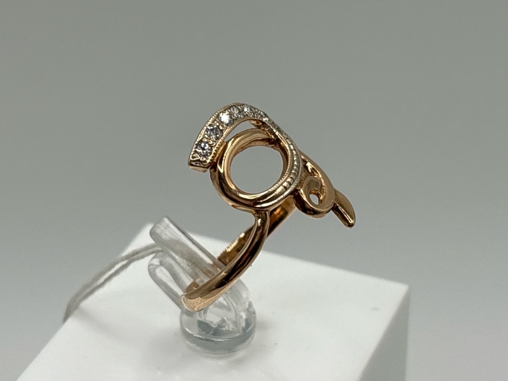 КОЛКМИ585 КОЛЬЦО С КАМНЯМИ (Au 585)