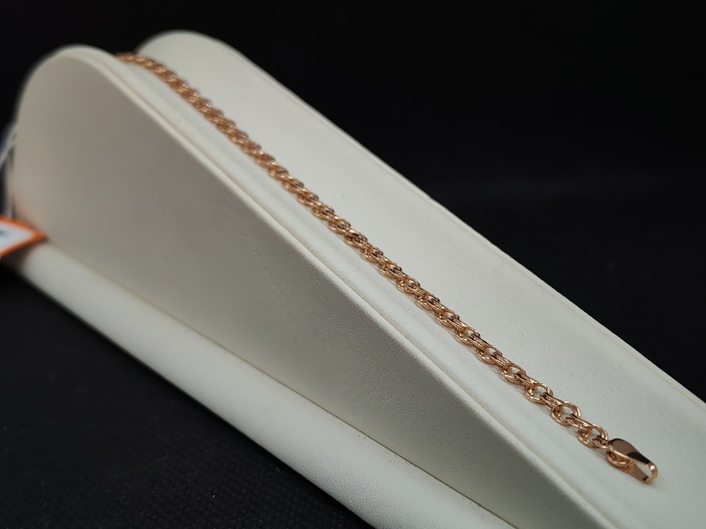 БРАСЛЕТ ПОЛНОВЕСНЫЙ Ручеек Au 585