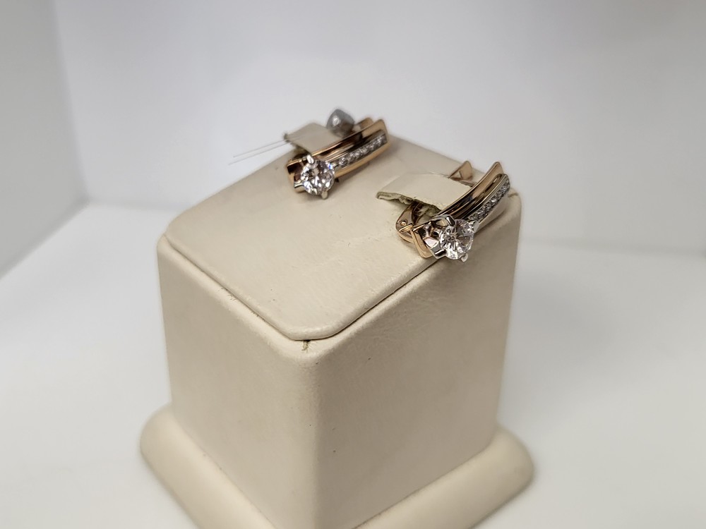 СЕРЬГИ С КАМНЯМИ (Au 585)