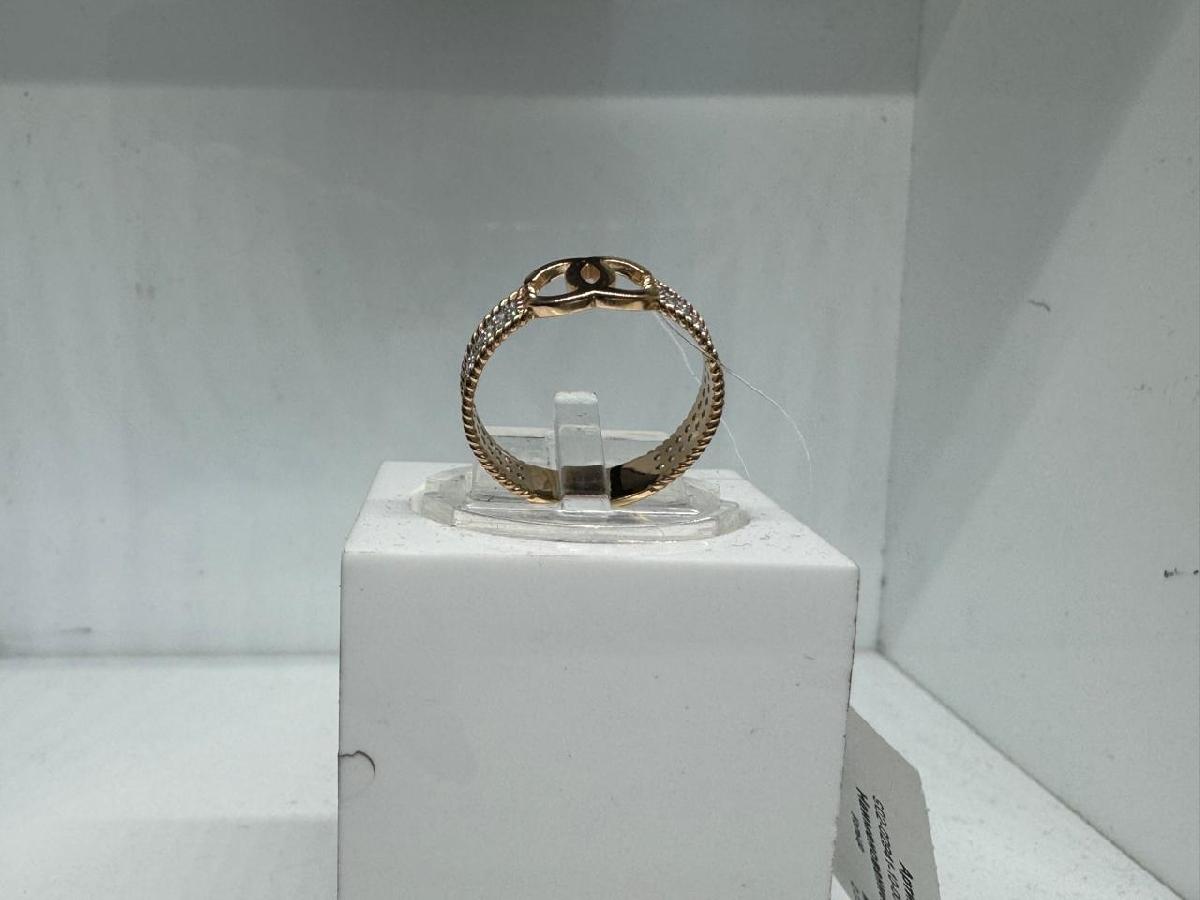 КОЛЬЦО С КАМНЯМИ (Au 585)