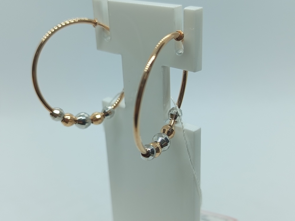 СЕРЬГИ КОНГО без камня (Au 585)