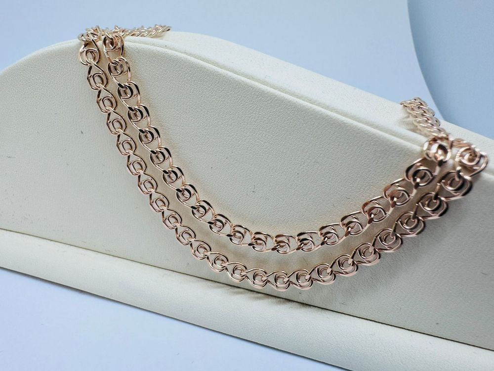 8060270П-60 ЦЕПЬ ПУСТОТЕЛАЯ Лав (Au 585)