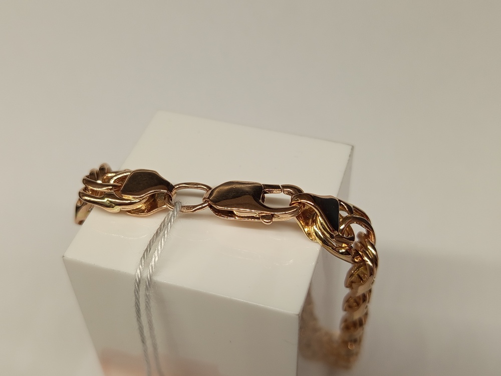 БЛБ585 БРАСЛЕТ ПОЛНОВЕСНЫЙ Бисмарк (Au 585)