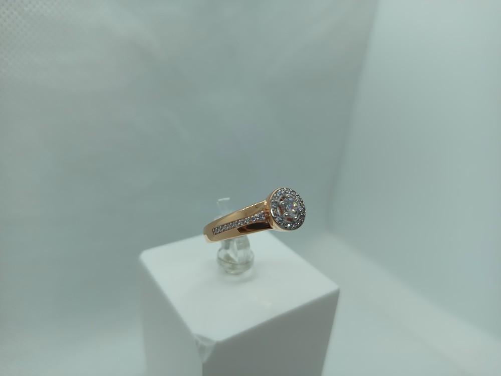 903381-1102 КОЛЬЦО С КАМНЯМИ (Au 585)