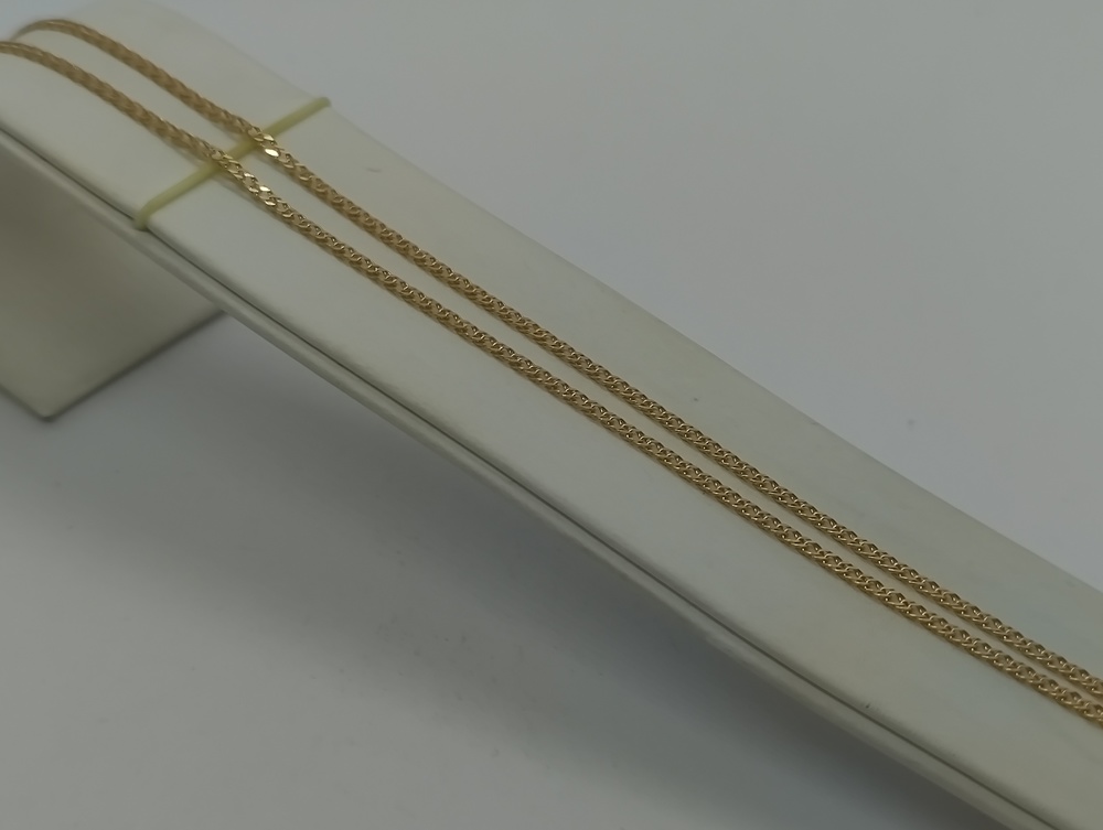 ЦЕПЬ ПОЛНОВЕСНАЯ Ромб двойной (Au 585)