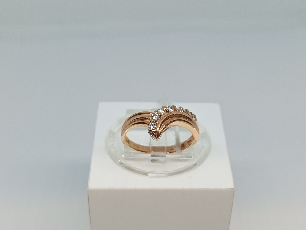 КОЛКМИ585 КОЛЬЦО С КАМНЯМИ (Au 585)