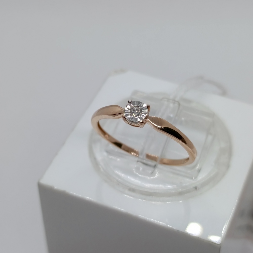 КОЛЬЦО БРИЛЛИАНТ Au 585