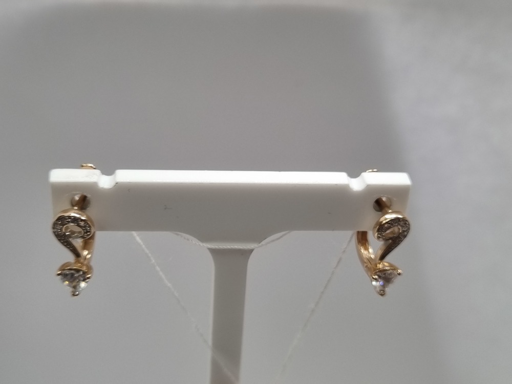 СЕРЬГИ С КАМНЯМИ (Au 585)