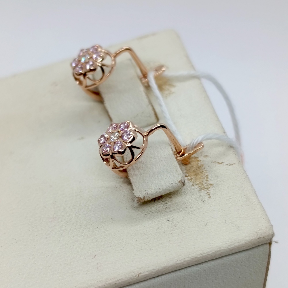 СЕРЬГИ С КАМНЯМИ (Au 585)