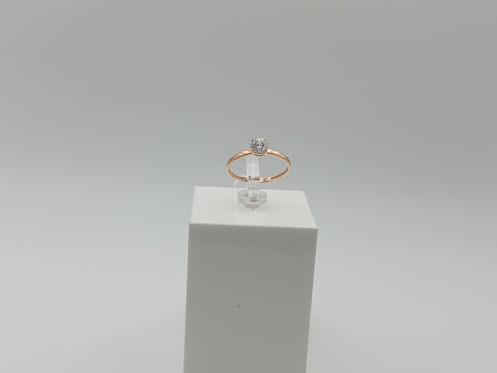 КОЛКМ585 КОЛЬЦО С КАМНЕМ (Au 585)