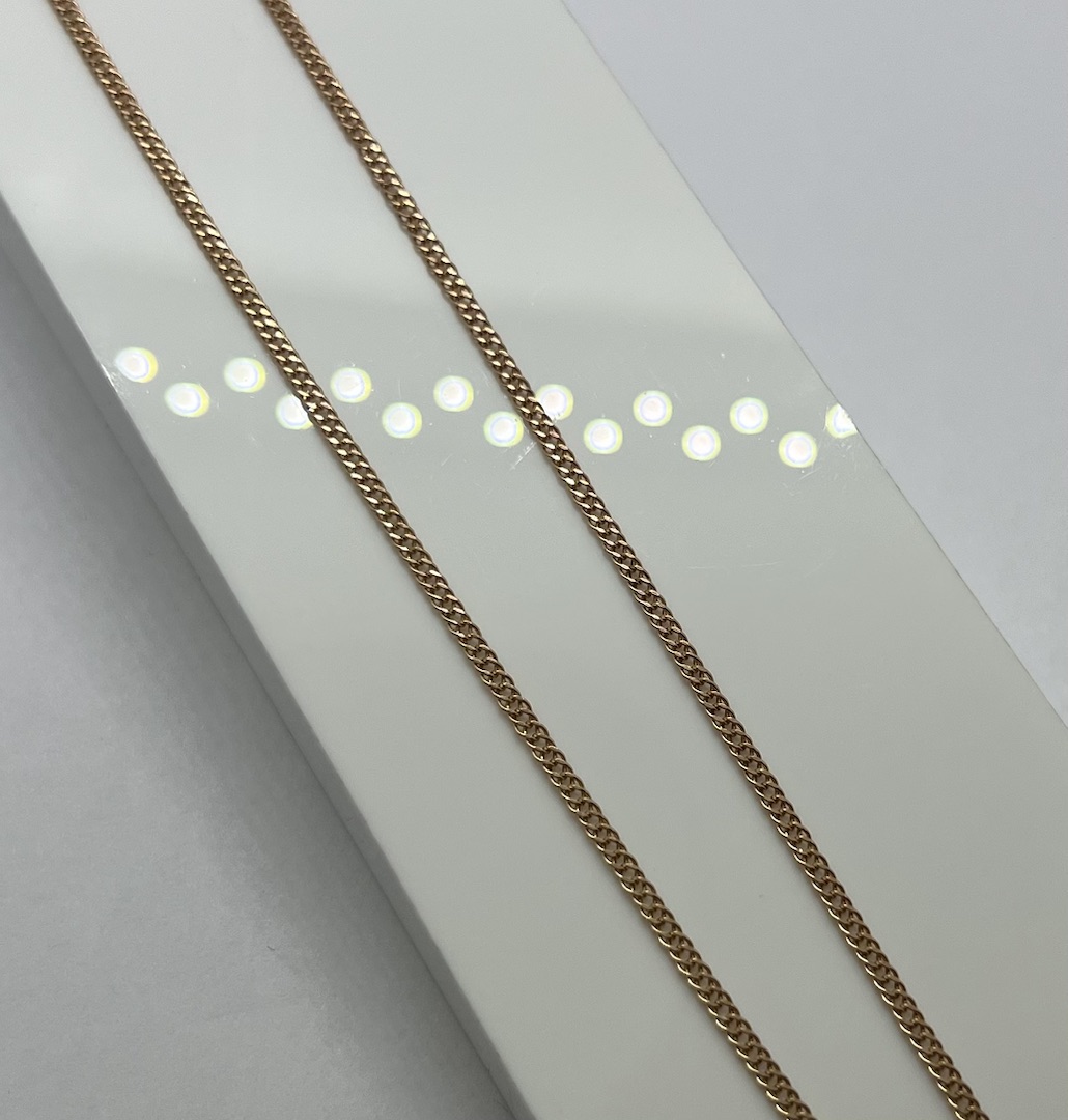 ЦПР2585 ЦЕПЬ ПУСТОТЕЛАЯ Ромб двойной (Au 585)