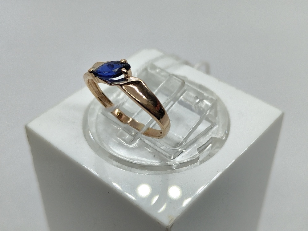 КОЛЬЦО С КАМНЕМ (Au 585)