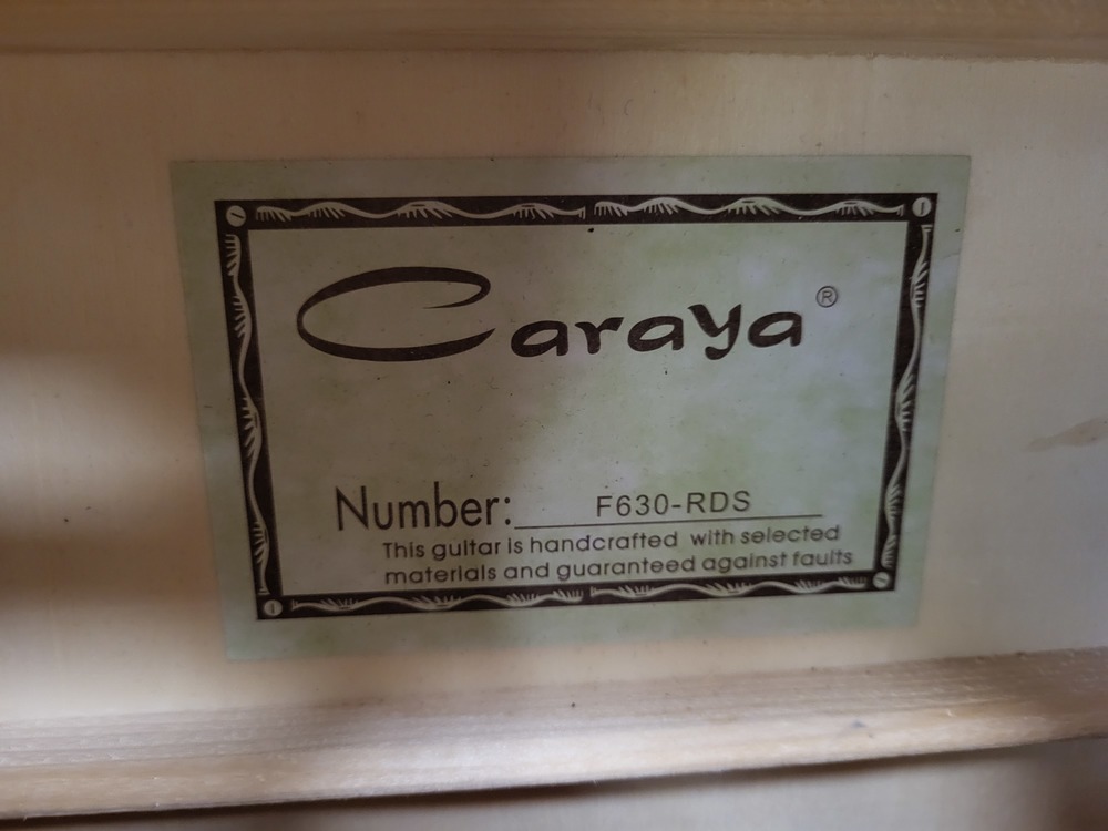Гитара акустическая Caraya F630-RDS