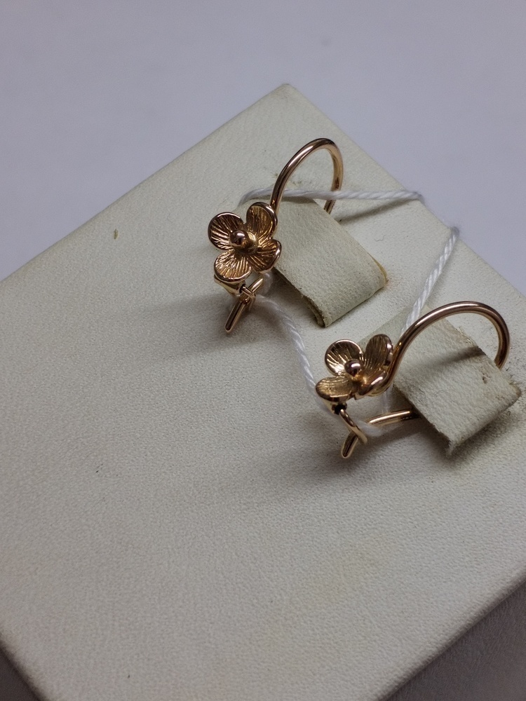 СБКМ583 СЕРЬГИ БЕЗ КАМНЯ (Au 583)