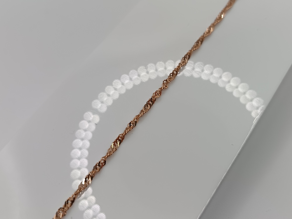 БРАСЛЕТ ПУСТОТЕЛЫЙ Сингапур Au 585