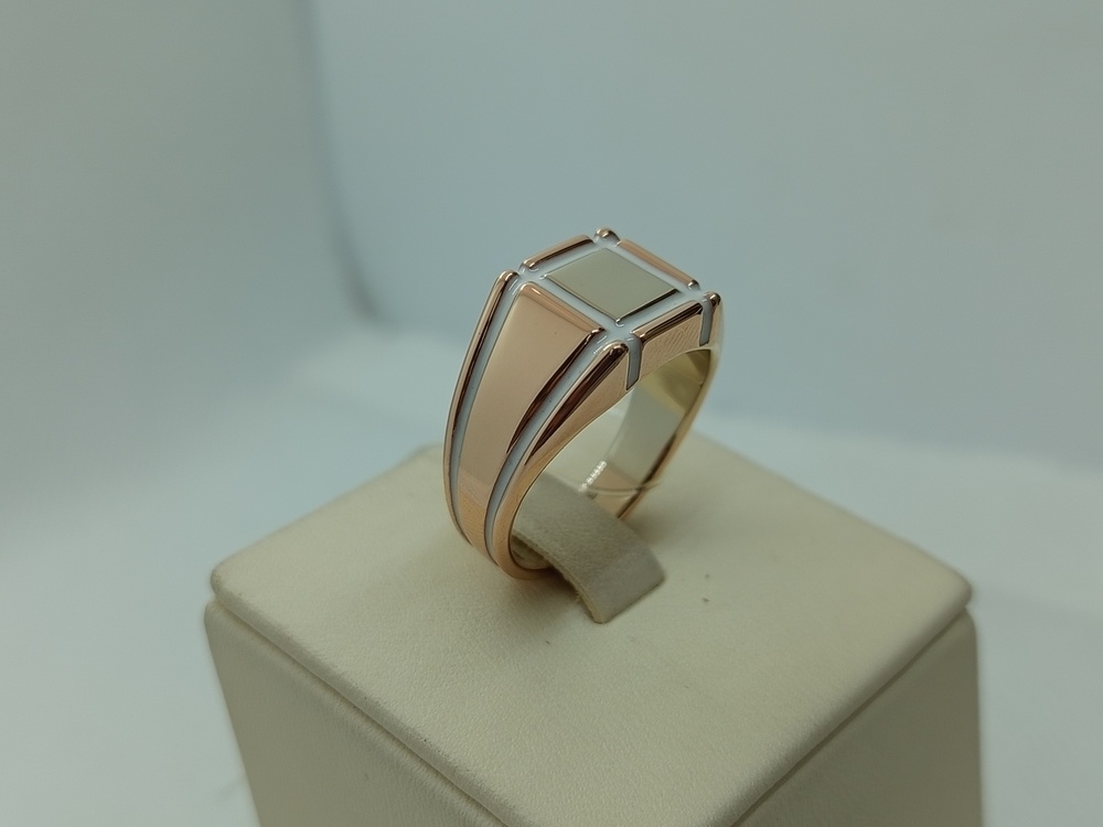 КОЛЬЦО ПЕЧАТКА Эмаль (Au 585)