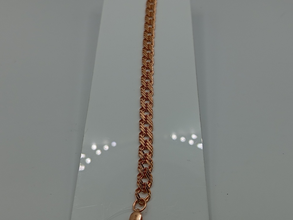 БРАСЛЕТ ПОЛНОВЕСНЫЙ Ромб тройной (Au 585)