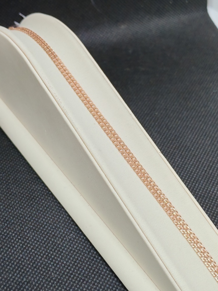 ЦЕПЬ ПОЛНОВЕСНАЯ Ромб двойной (Au 585)