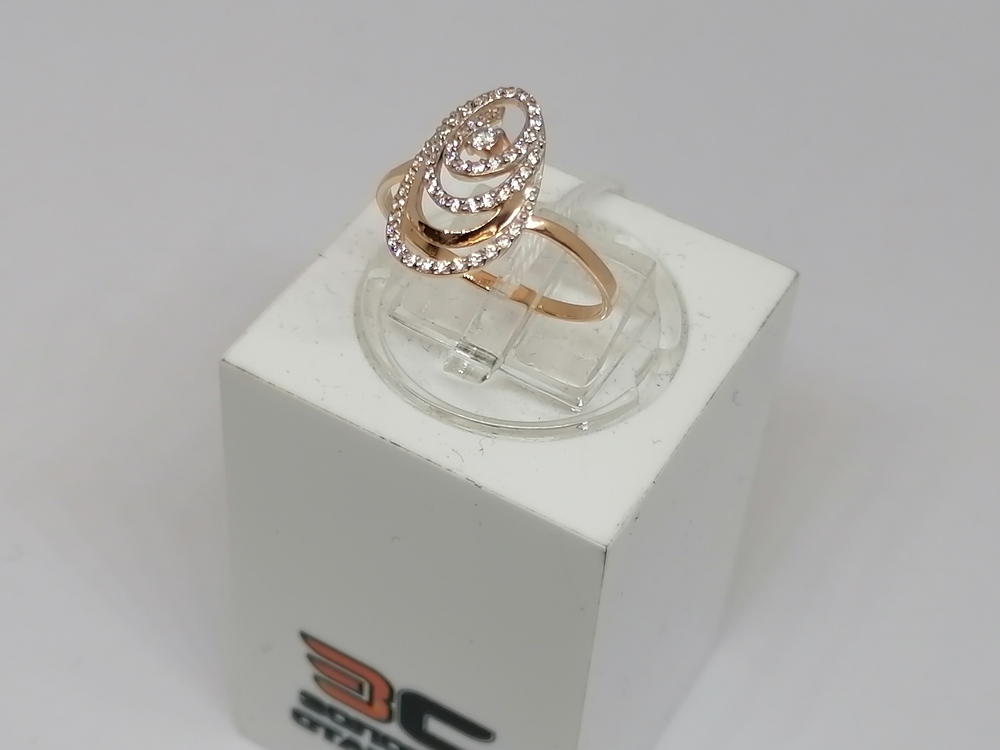 КОЛКМИ585 КОЛЬЦО С КАМНЯМИ (Au 585)