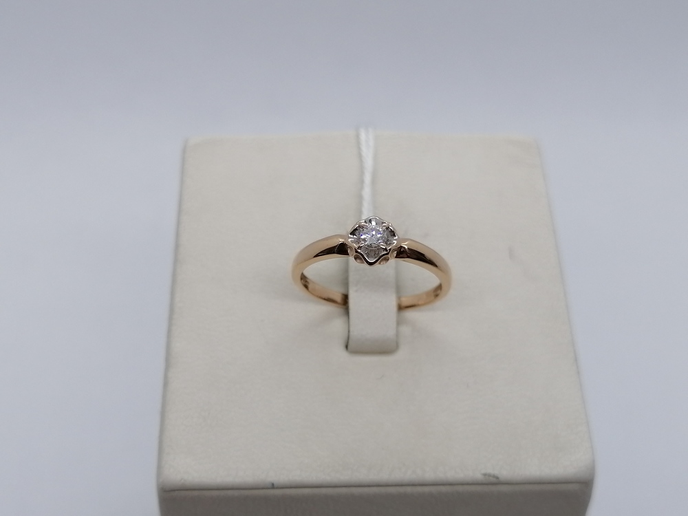 КОЛЬЦО БРИЛЛИАНТ Au 585