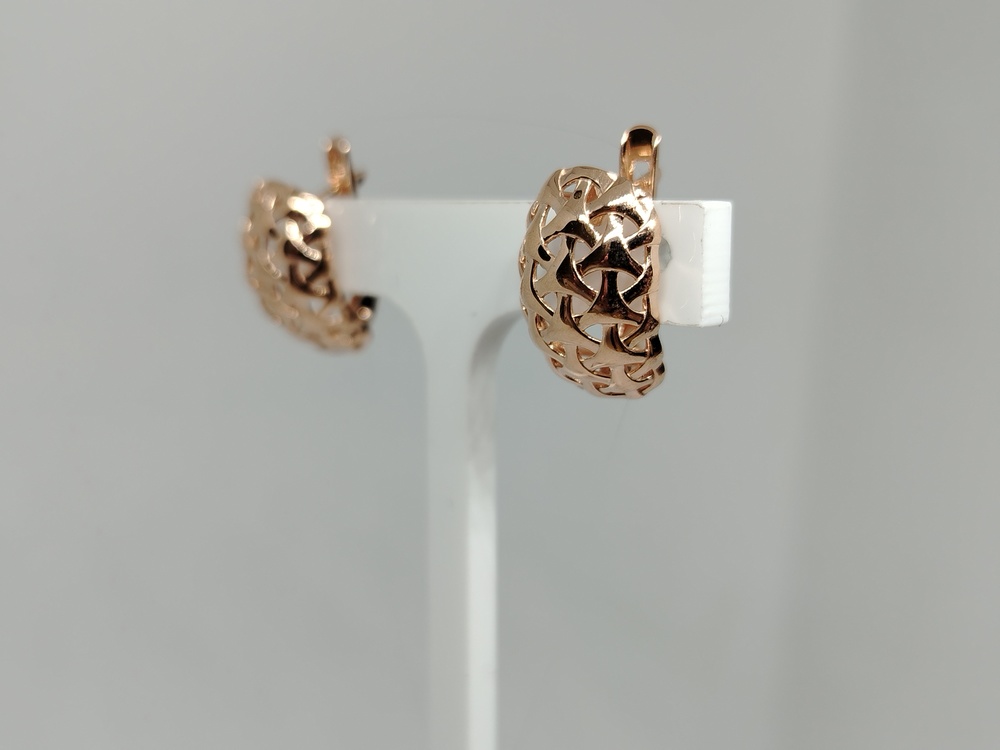 СЕРЬГИ БЕЗ КАМНЯ (Au 585)