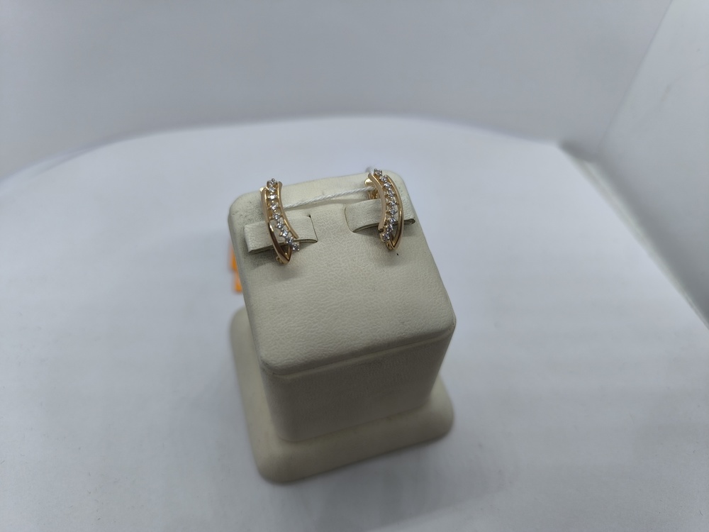 СЕРЬГИ С КАМНЯМИ (Au 585)