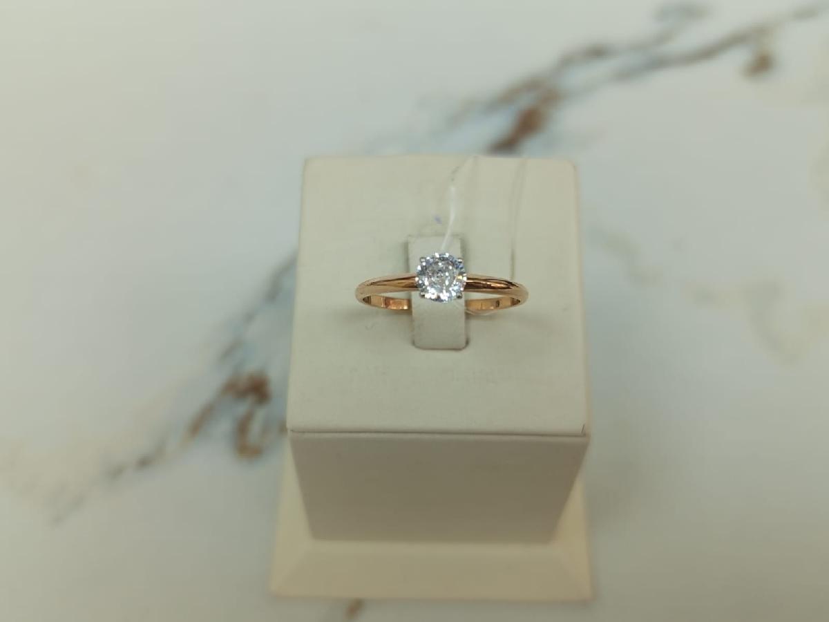 КОЛЬЦО С КАМНЕМ (Au 585)