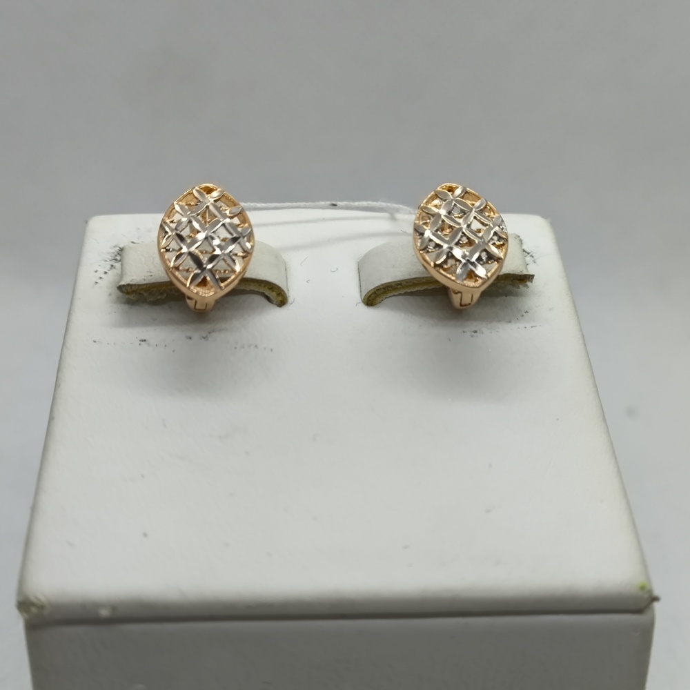 СЕРЬГИ БЕЗ КАМНЯ (Au 585)