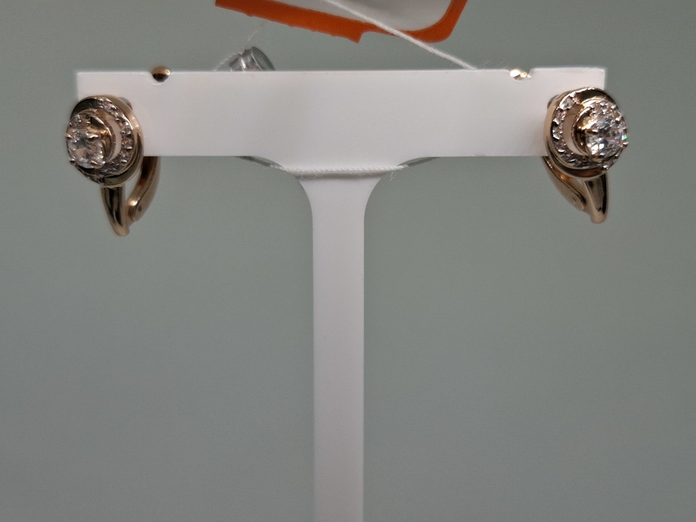 СЕРЬГИ С КАМНЯМИ (Au 585)