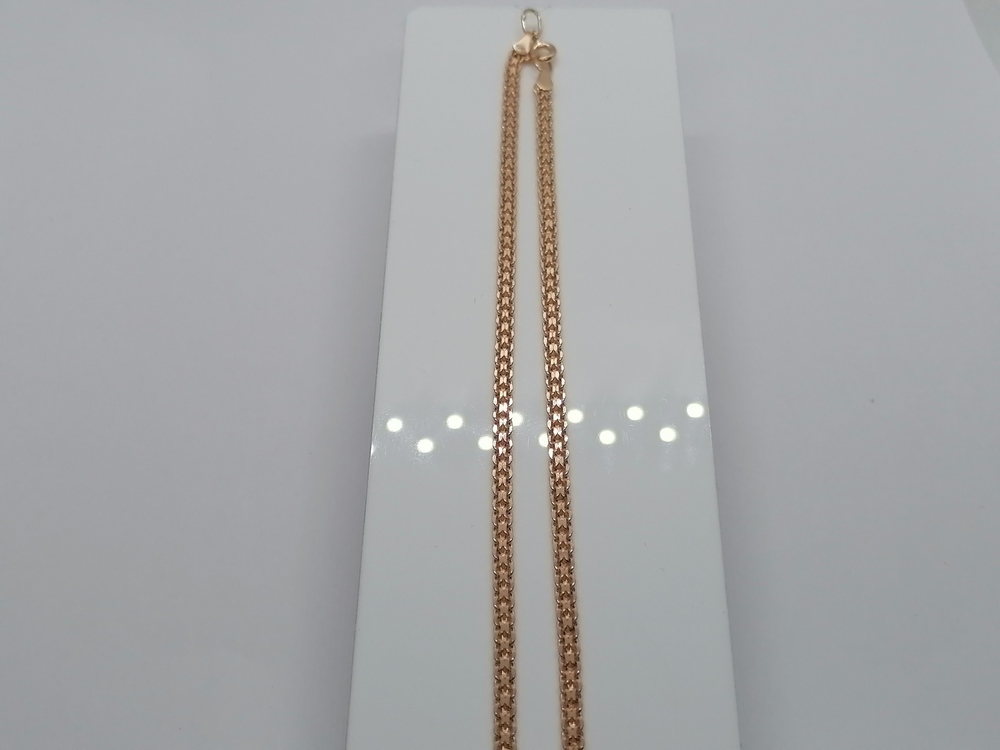 8050202П-45 ЦЕПЬ ПУСТОТЕЛАЯ Бисмарк машинный (Au 585)