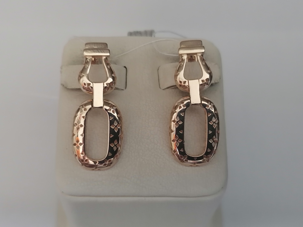 СЕРЬГИ БЕЗ КАМНЯ (Au 585)