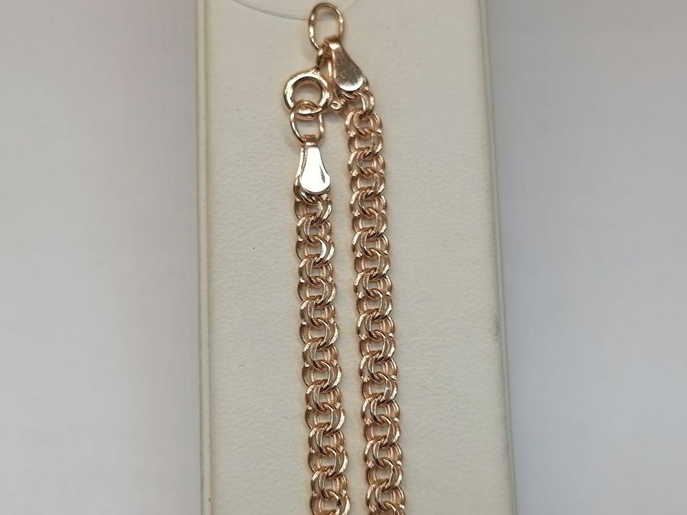 8060200П-55 ЦЕПЬ ПУСТОТЕЛАЯ Бисмарк (Au 585)