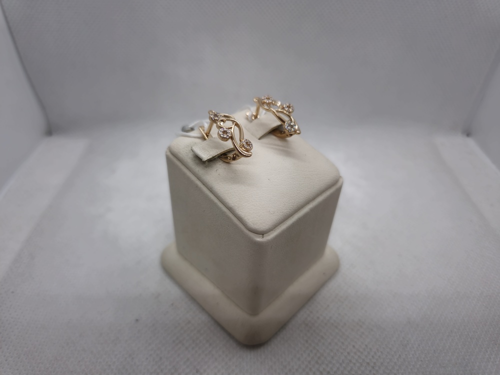 СЕРЬГИ С КАМНЯМИ (Au 585)