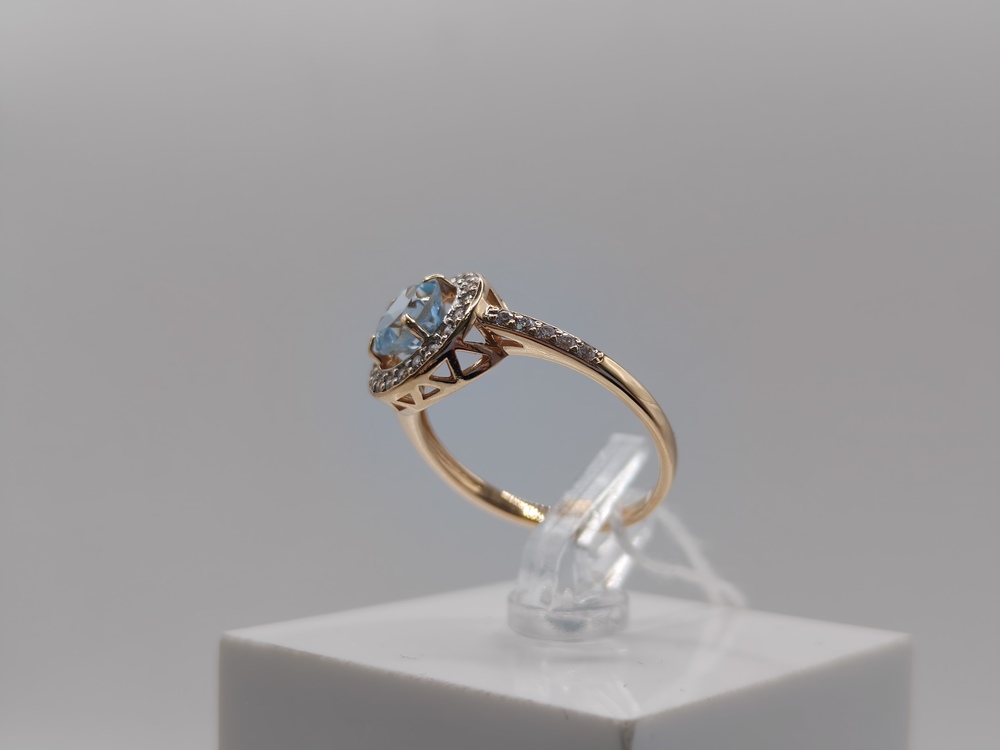 КОЛКМИ585 КОЛЬЦО С КАМНЯМИ (Au 585)