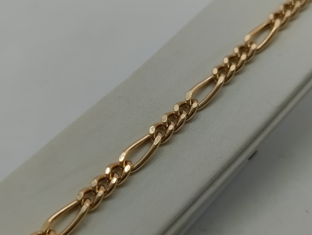 БРАСЛЕТ ПУСТОТЕЛЫЙ Фигаро(картье) (Au 585)