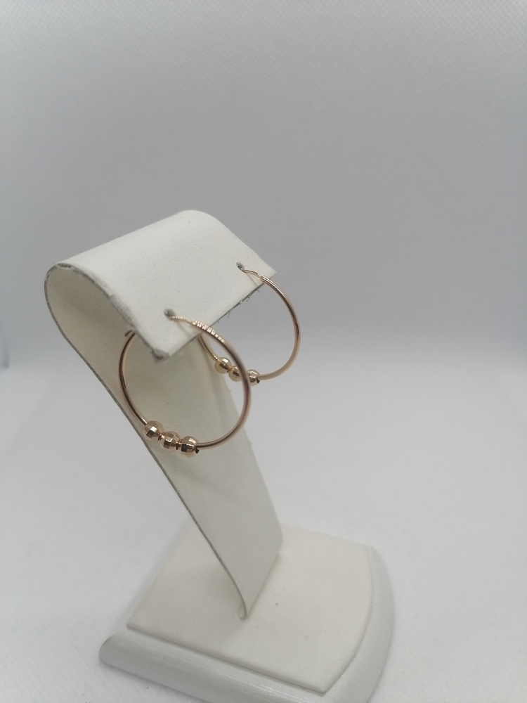 СЕРЬГИ КОНГО без камня (Au 585)