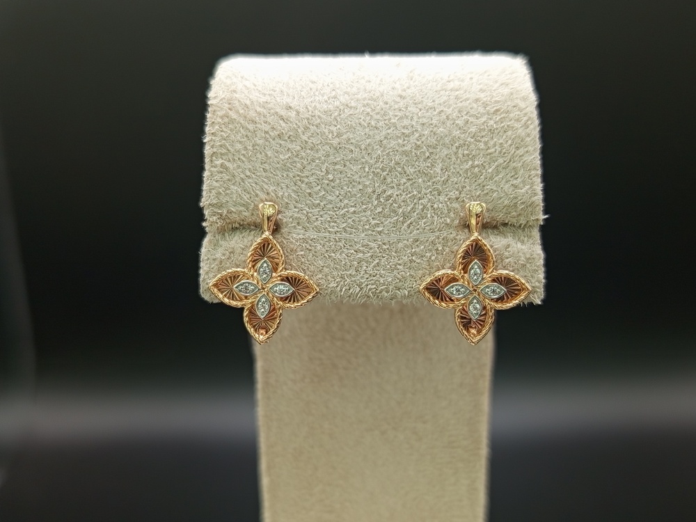 СЕРЬГИ С КАМНЯМИ (Au 585)