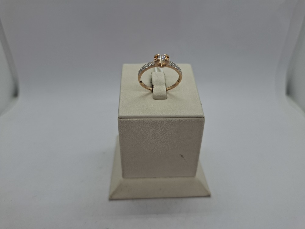 КОЛКМИ585 КОЛЬЦО С КАМНЯМИ (Au 585)