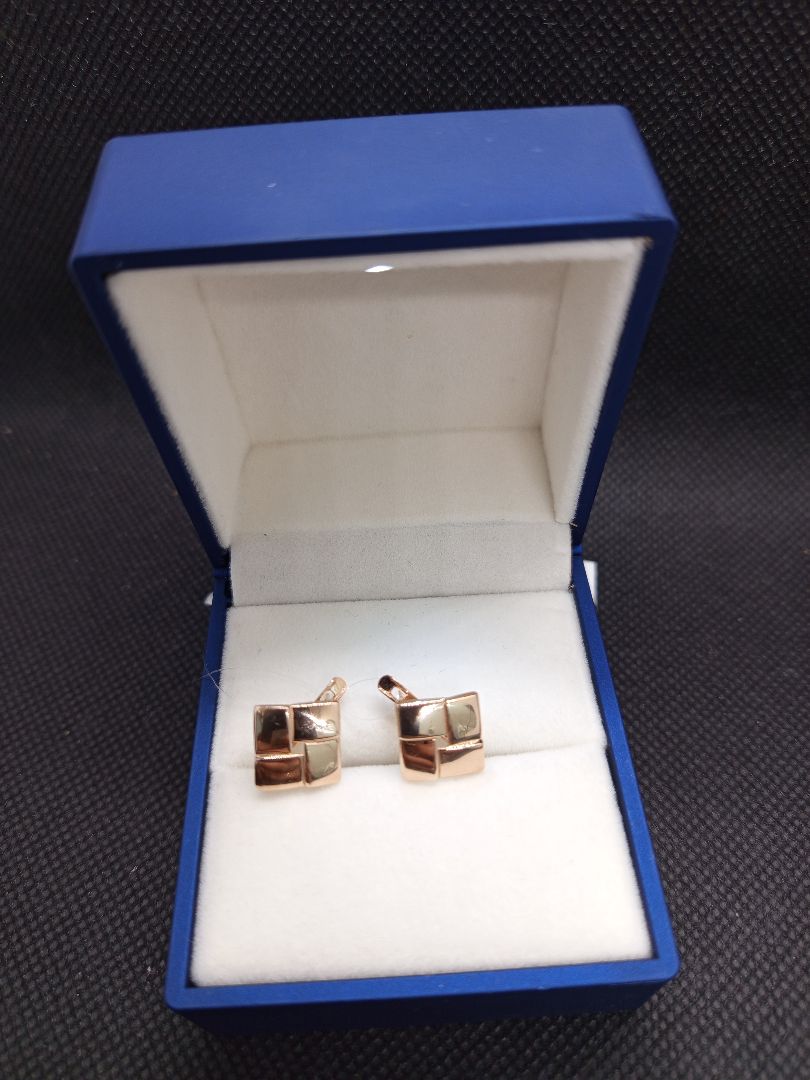 СЕРЬГИ БЕЗ КАМНЯ (Au 585)