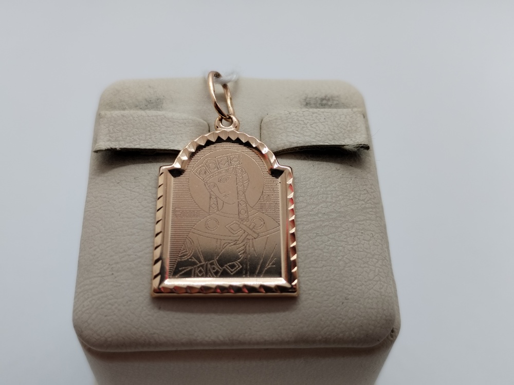 ПОДИБК585 ПОДВЕСКА ИКОНА БЕЗ КАМНЯ (Au 585)