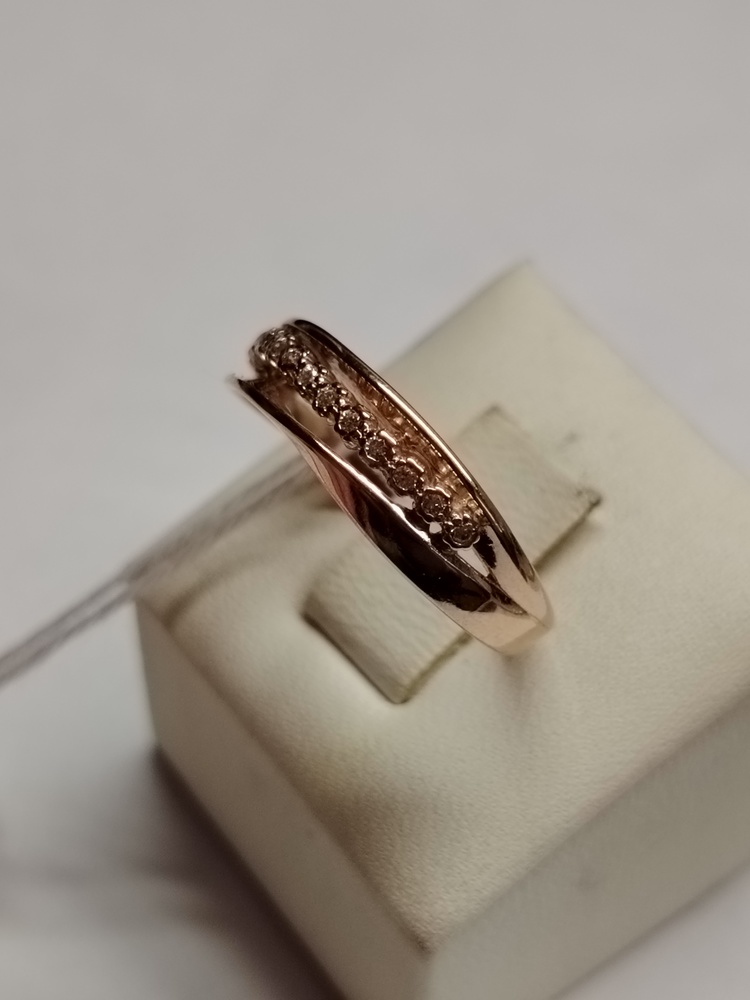 КОЛКМИ585 КОЛЬЦО С КАМНЯМИ (Au 585)