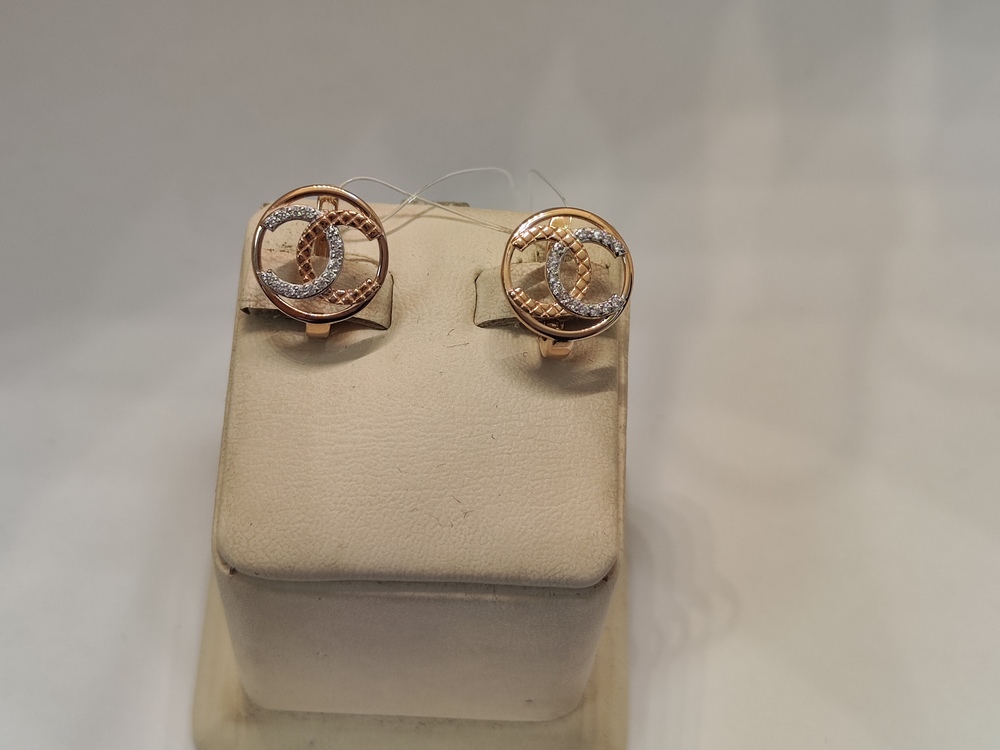 СЕРЬГИ С КАМНЯМИ (Au 585)