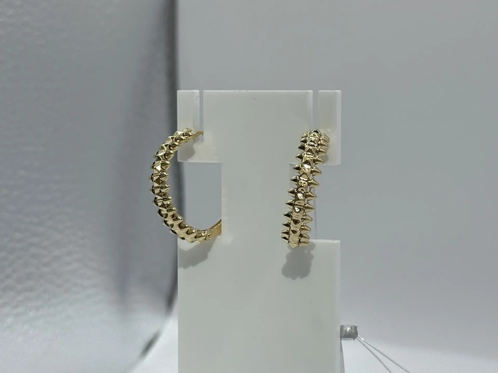 СЕРЬГИ БЕЗ КАМНЯ (Au 585)