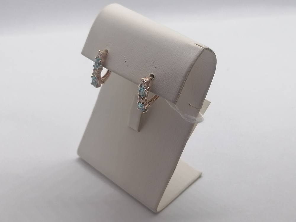 СЕРЬГИ С КАМНЯМИ (Au 585)