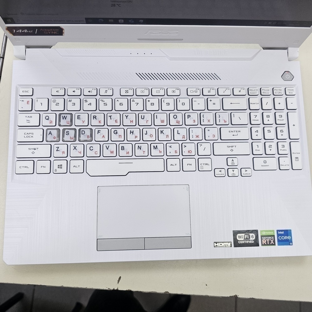 Ноутбук ASUS; Core i5 11400H, GeForce RTX 3050, 16 Гб, 500 Гб, Нет