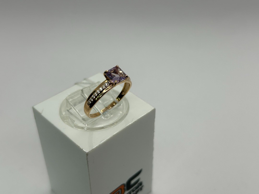 КОЛКМИ585 КОЛЬЦО С КАМНЯМИ (Au 585)