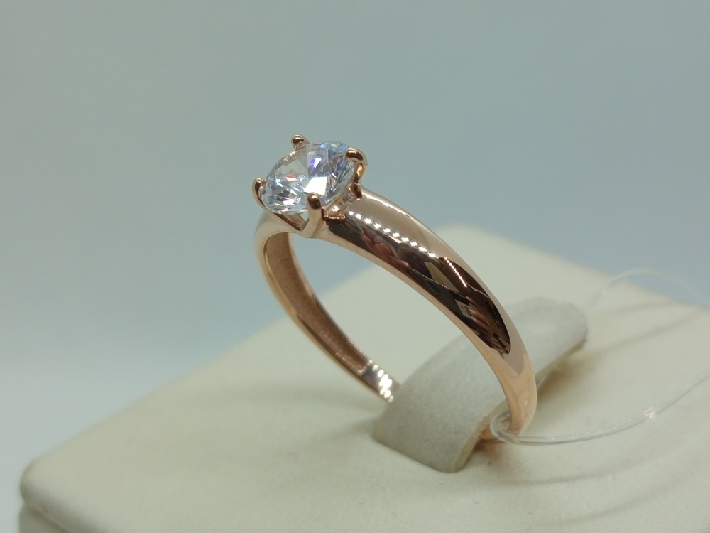 КОЛЬЦО С КАМНЯМИ (Au 585)